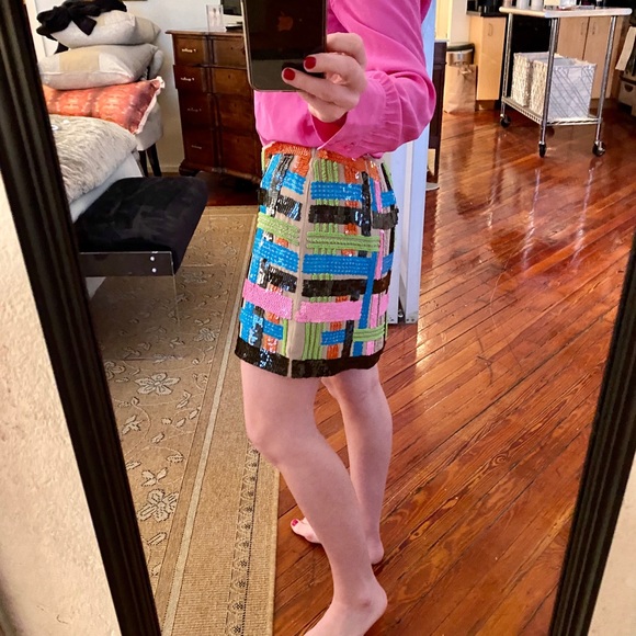 NWT Milly Cocktail Miniskirt - Picture 3 of 4